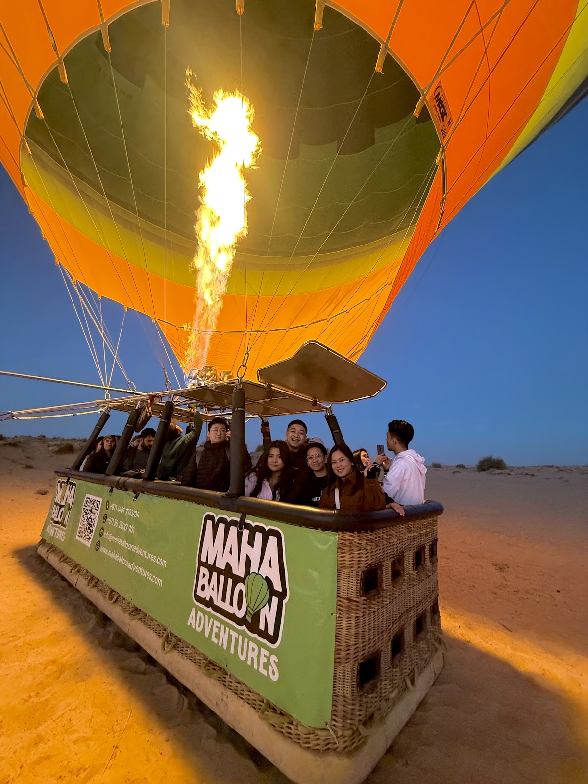 Hot Air Balloon over the Dubai Desert - photo 3